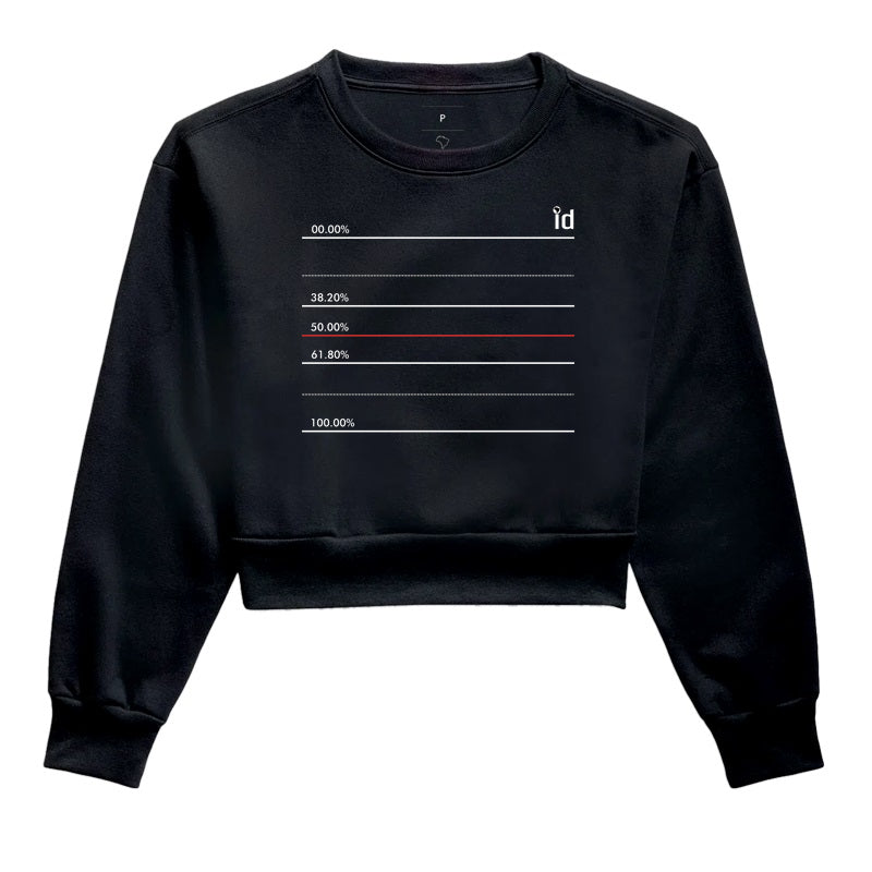 Cropped Moletom ID TRADER | Fibionacci