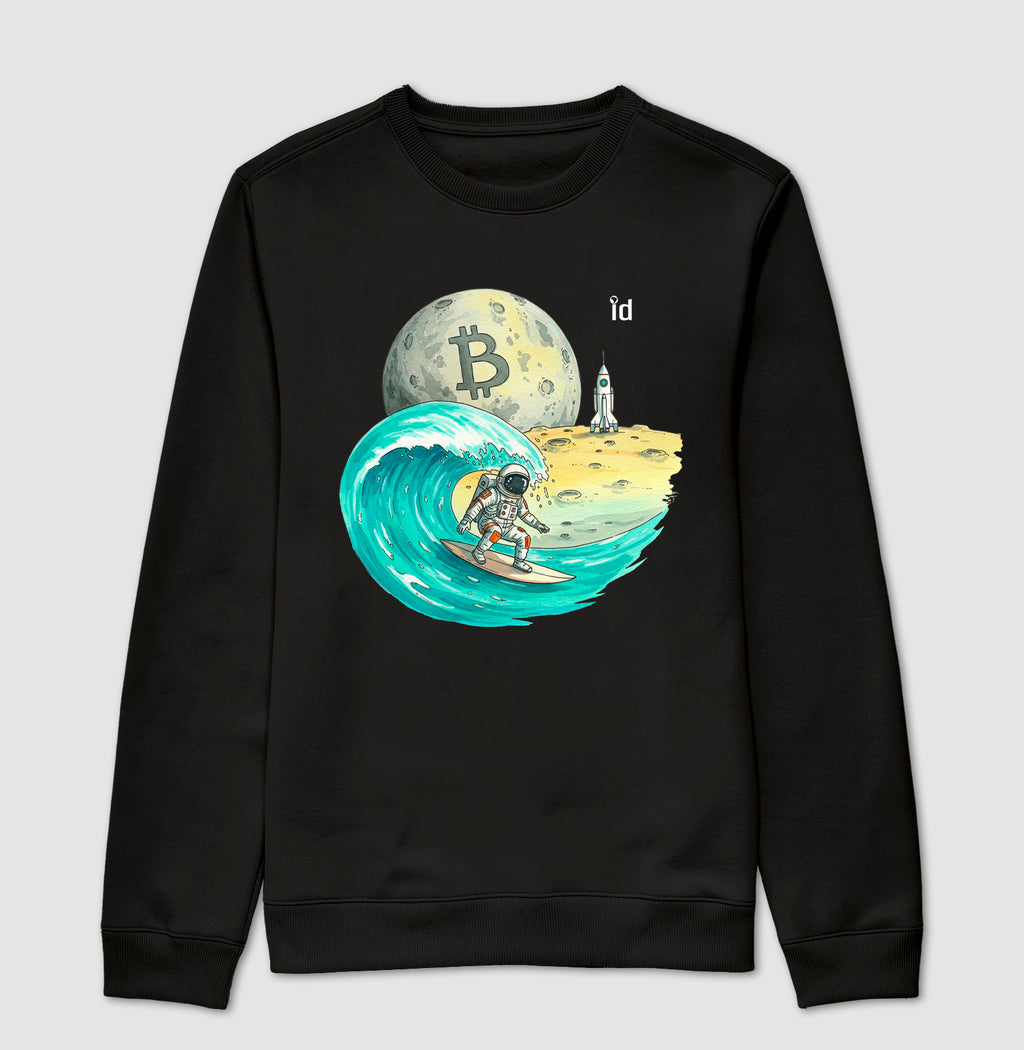 Moletom ID TRADER | Bitcoin na Lua