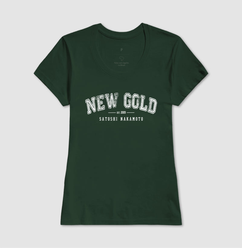 Camiseta ID TRADER | College New Gold
