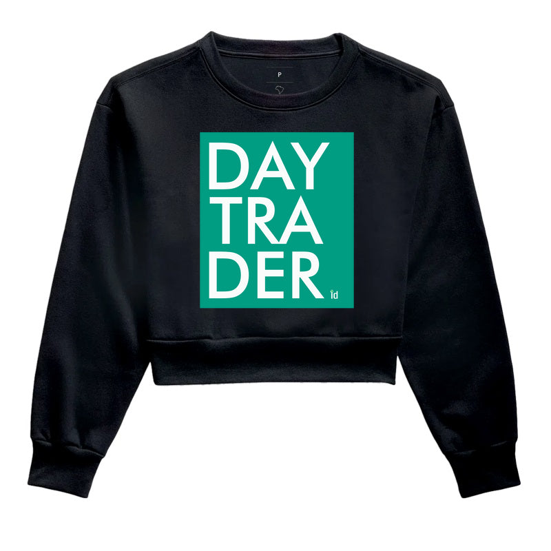 Cropped Moletom ID TRADER | Day Trader
