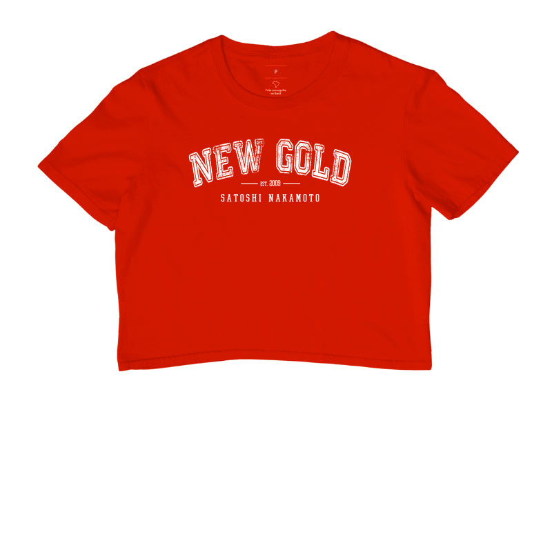 Camiseta ID TRADER | College New Gold