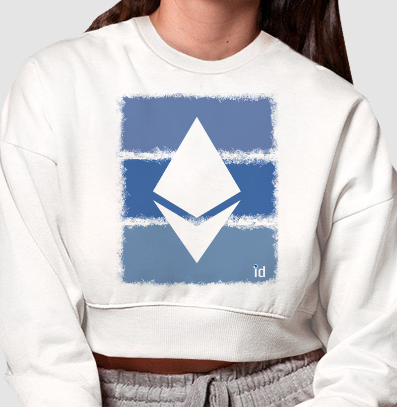 Cropped Moletom ID TRADER | Ethereum