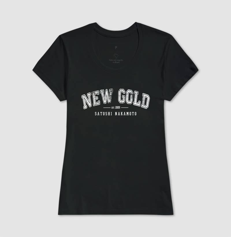 Camiseta ID TRADER | College New Gold