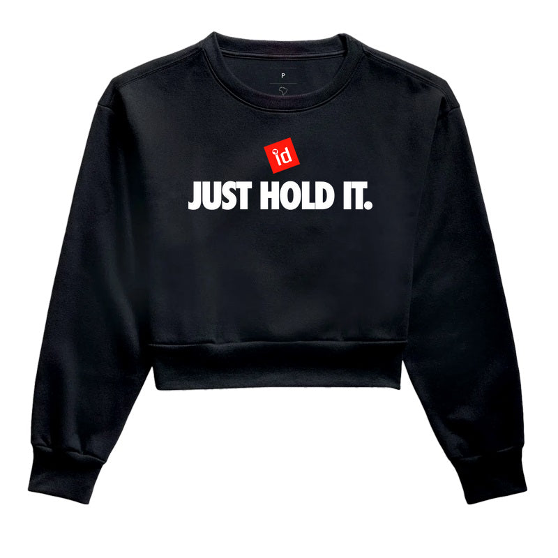 Cropped Moletom ID TRADER | Just Hold It.