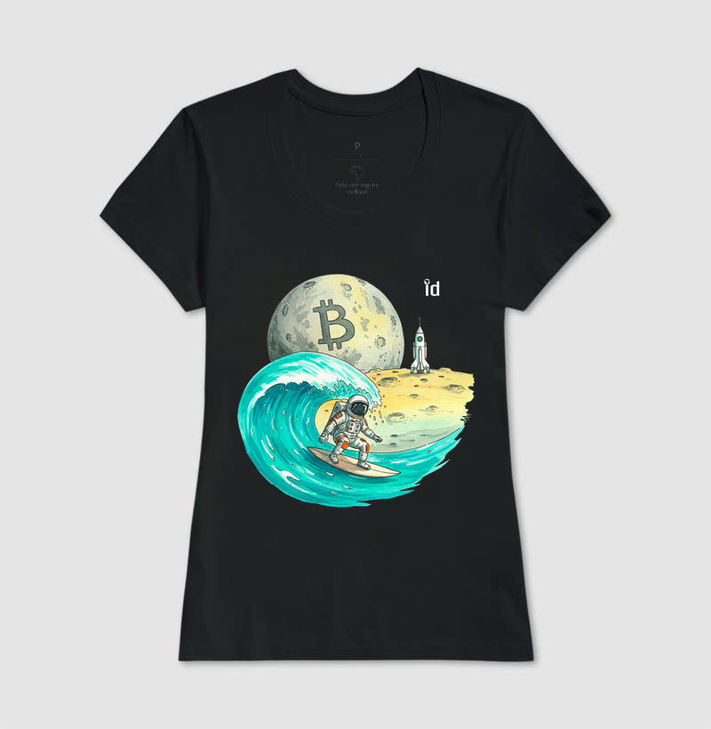 Camiseta ID TRADER | Bitcoin na Lua