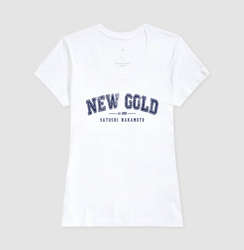Camiseta ID TRADER | College New Gold