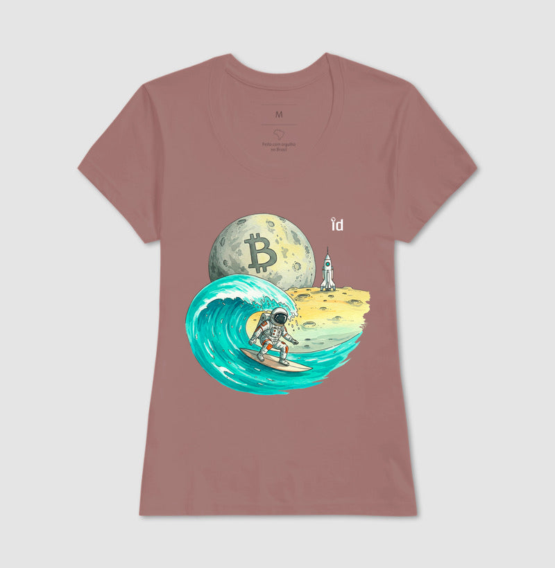 Camiseta ID TRADER | Bitcoin na Lua