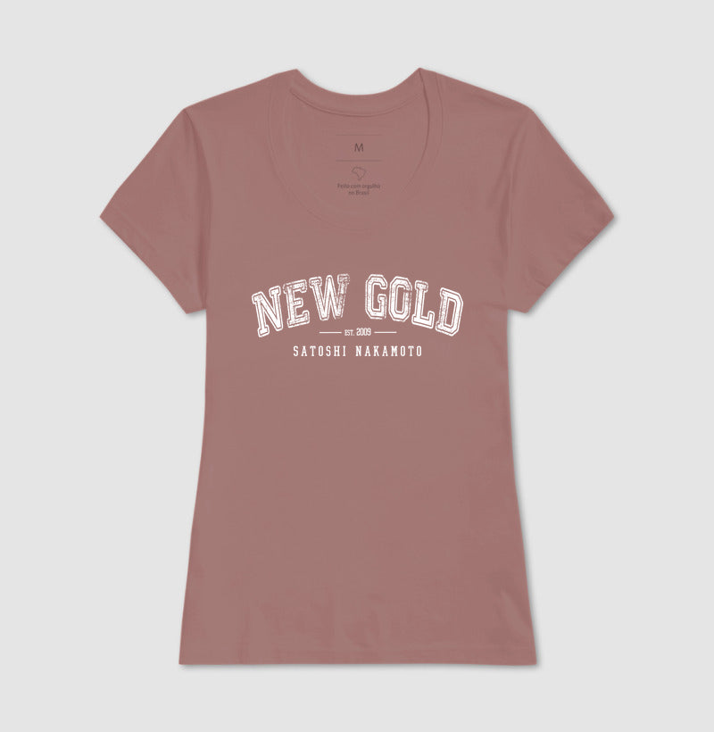 Camiseta ID TRADER | College New Gold