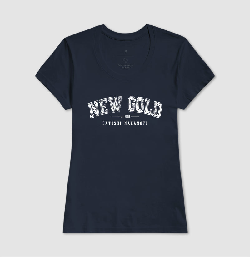 Camiseta ID TRADER | College New Gold