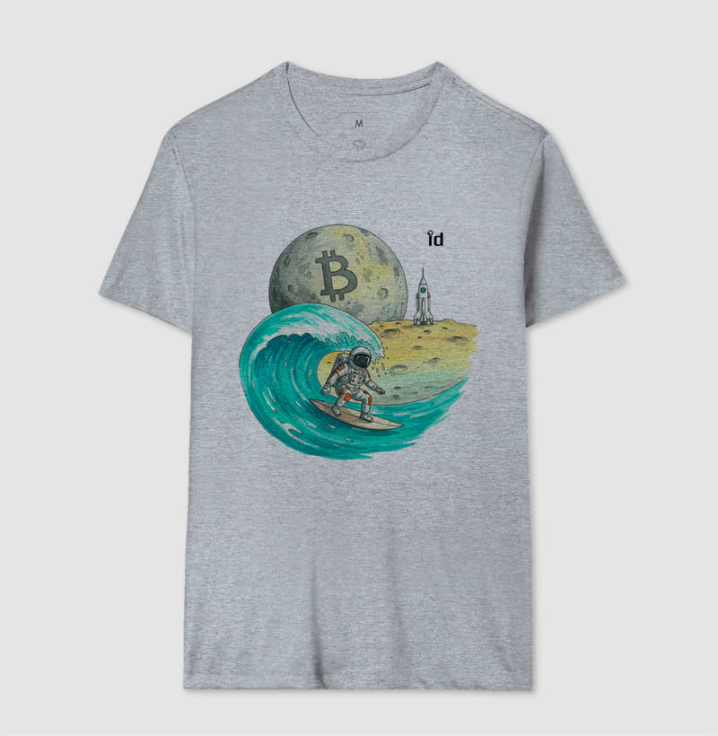 Camiseta ID TRADER | Bitcoin na Lua