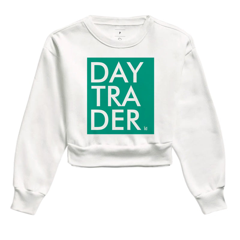 Cropped Moletom ID TRADER | Day Trader