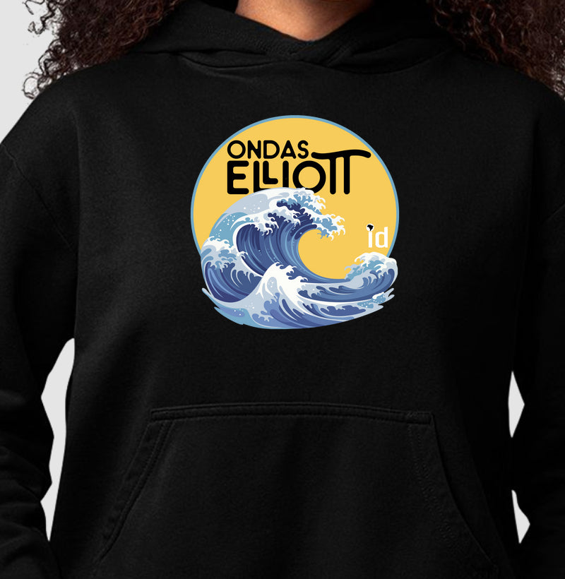 Moletom com  Capuz ID TRADER  | Ondas de Elliotti
