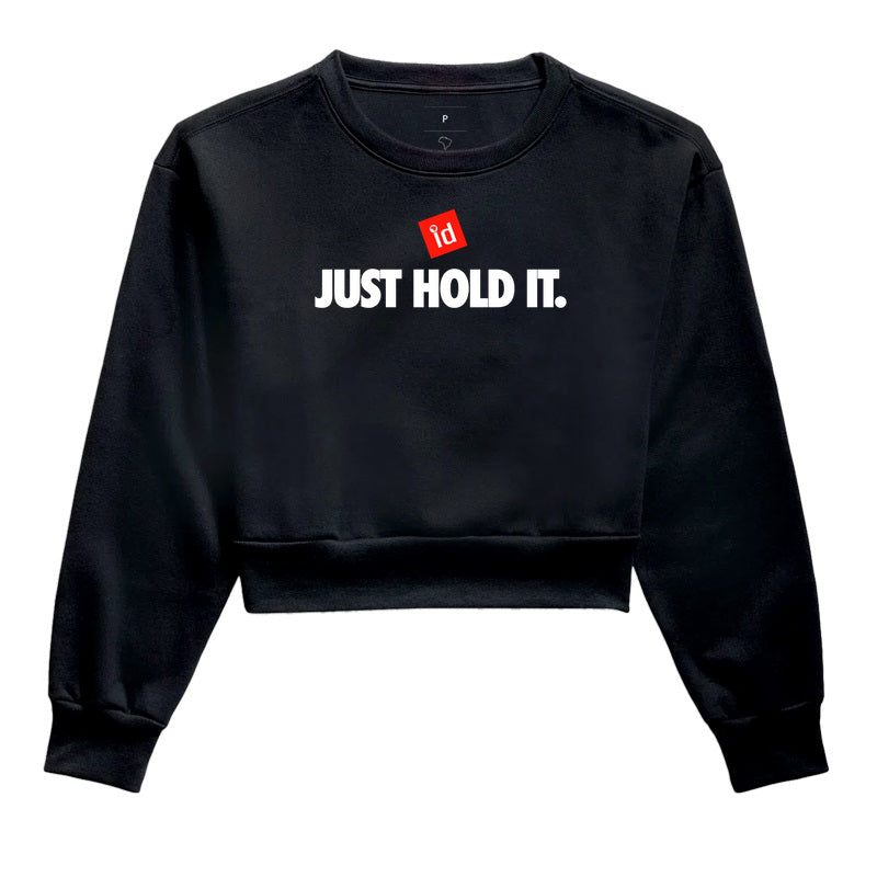 Cropped Moletom ID TRADER | Just Hold It.