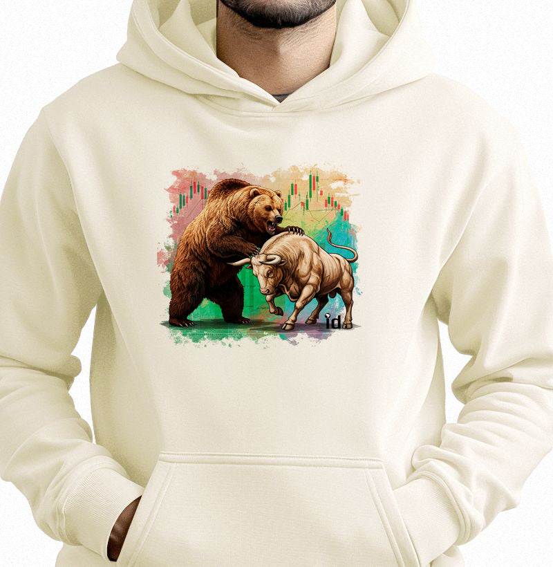 Moletom com Caouz ID TRADER | Touro vs Ursos