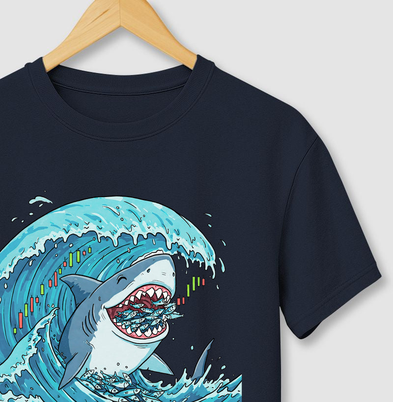 Camiseta ID TRADER | Tubarão vs Sardinhas