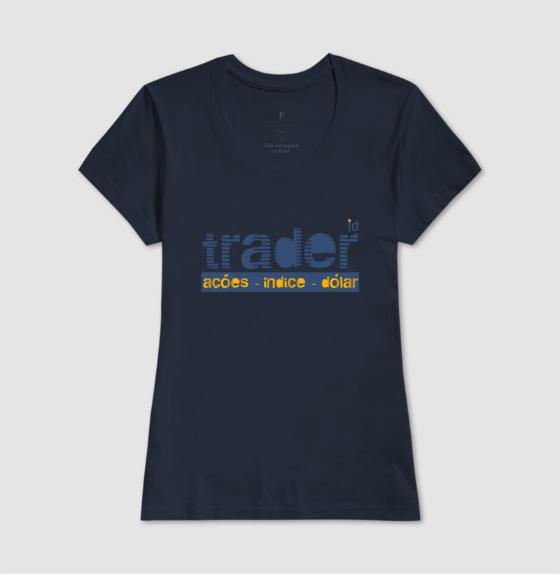 Camiseta ID TRADER | Ações - Índice - Dólar