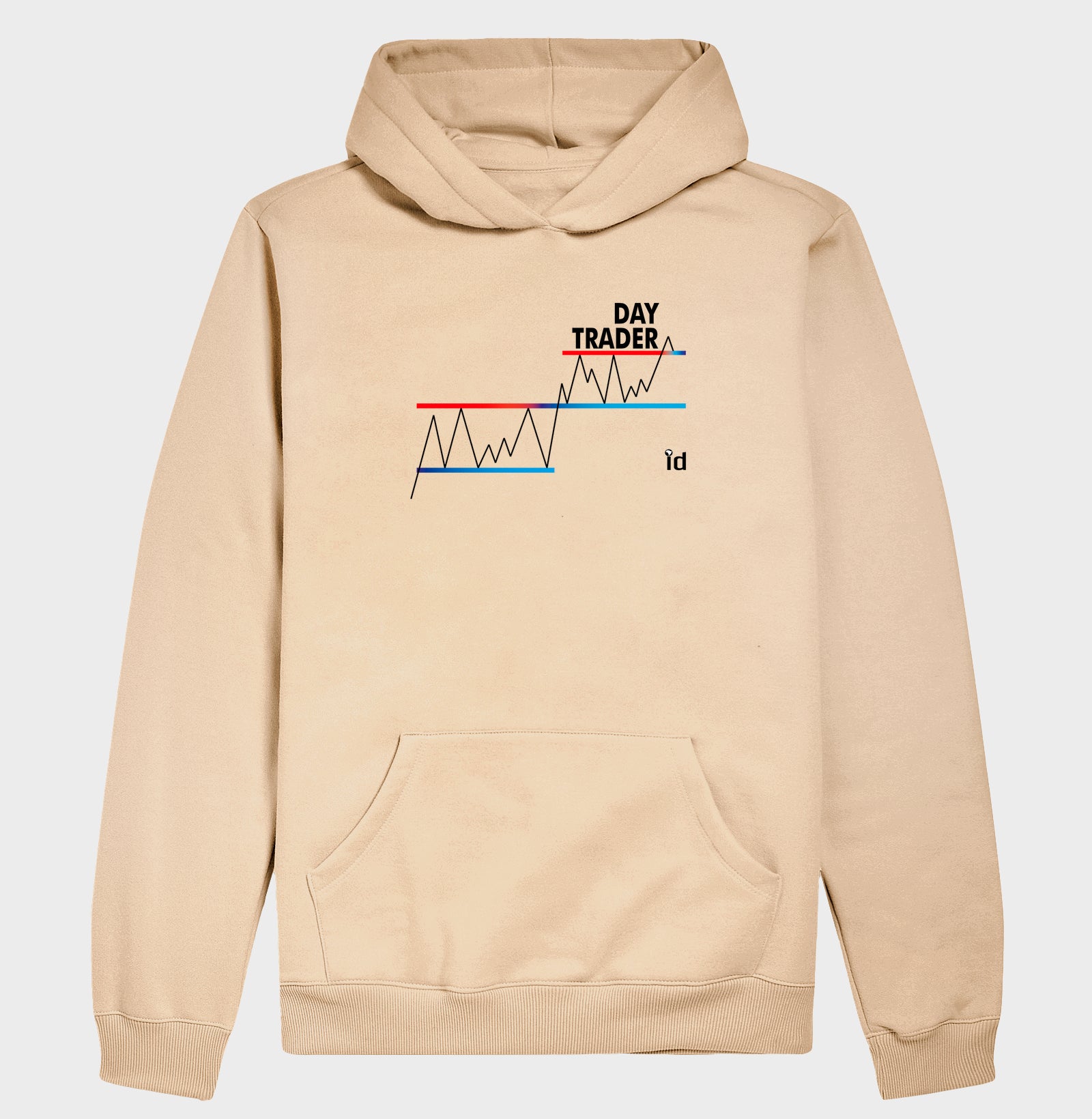 Moletom com Capuz ID TRADER | Suporte - Resistência