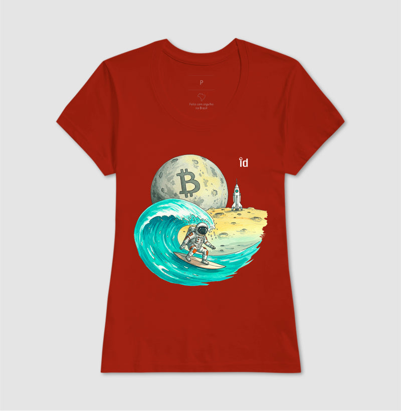 Camiseta ID TRADER | Bitcoin na Lua