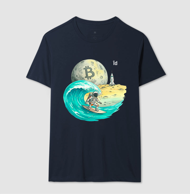 Camiseta ID TRADER | Bitcoin na Lua